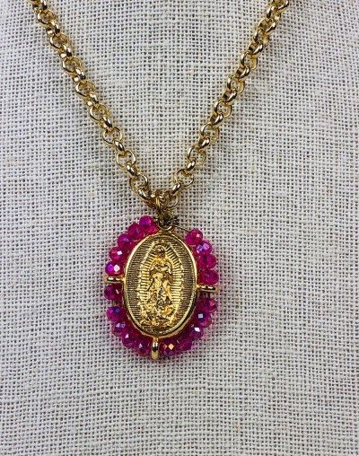 Virgen de Guadalupe and San Judas Tadeo Medallion