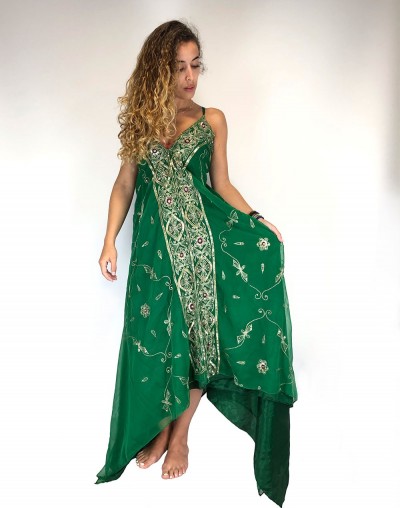 Green Saree Dress